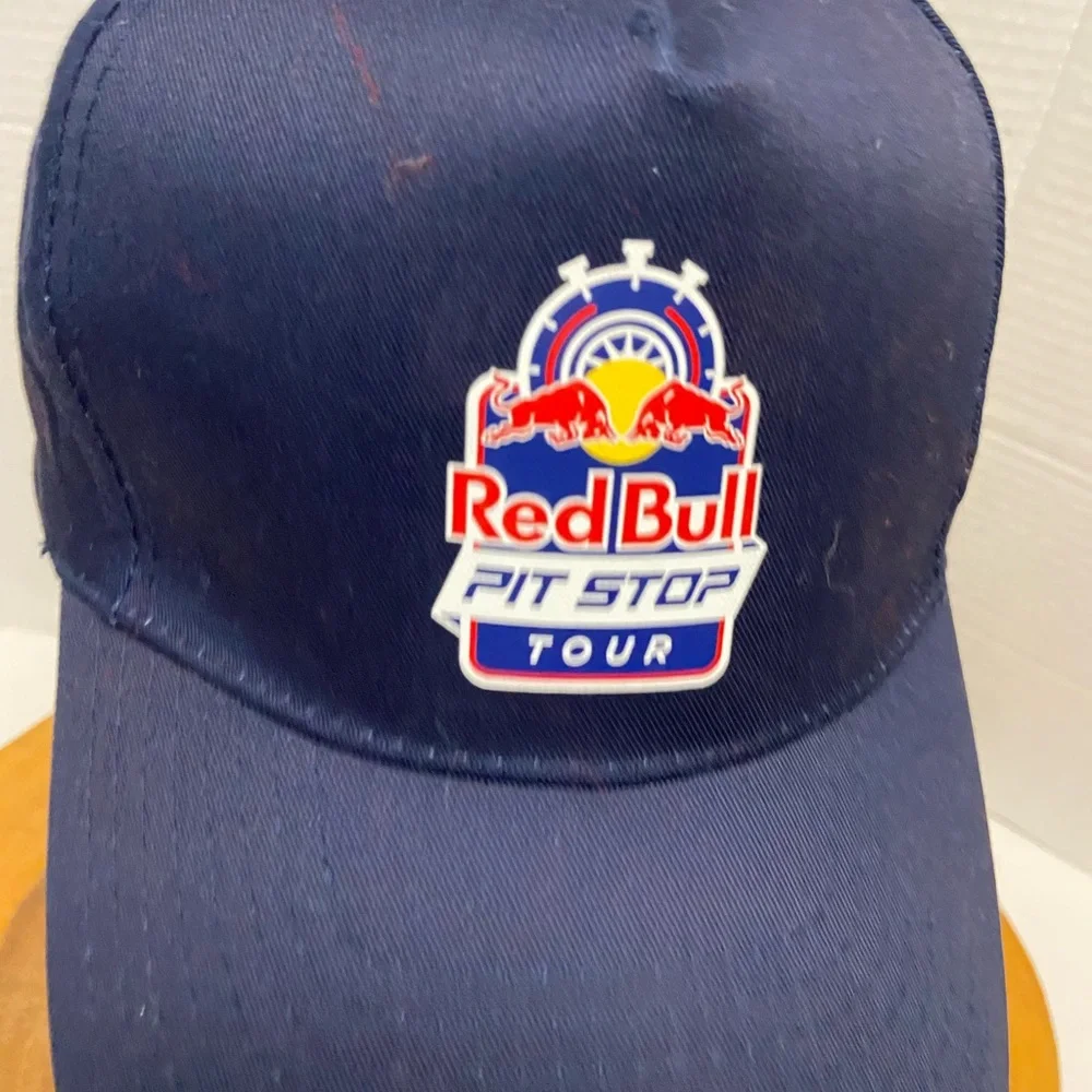 Red Bull Pit Stop Tour Cap SnapBack Cap Like New! eUC